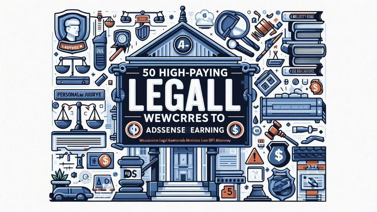 50 High-Paying Legal Keywords to Maximize AdSense Earnings